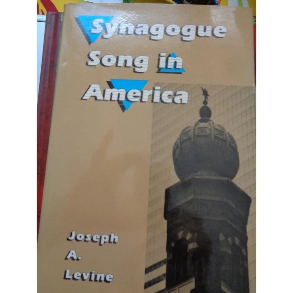 Synagogue Song in America by Joseph A. Levine (1989, Hardcover)